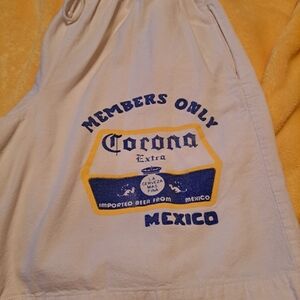 CORONA EXTRA BEER MEMBERS UNISEX BEACH SHORTS